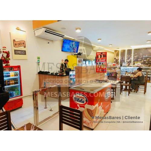 MesasBares | Cliente - Monte Libano Padaria - Vitoria da Consquista - BA